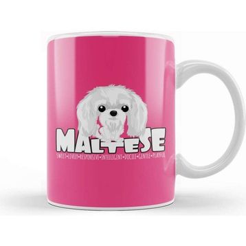 Baskı Dükkanı Maltese Dog 02 Kupa