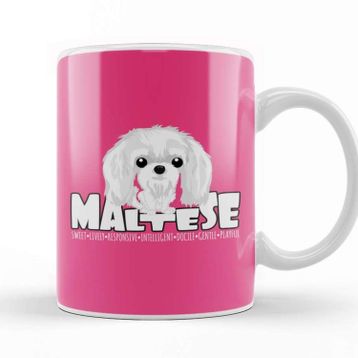 Baskı Dükkanı Maltese Dog 02 Kupa