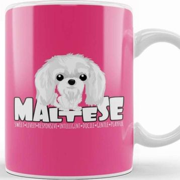 Baskı Dükkanı Maltese Dog 02 Kupa