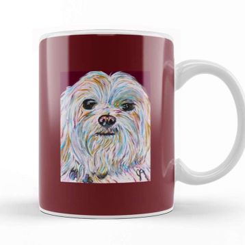 Baskı Dükkanı Maltese Dog Kupa