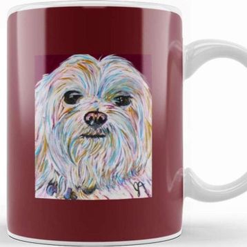 Baskı Dükkanı Maltese Dog Kupa