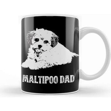 Baskı Dükkanı Maltipoo Dad 01 Kupa