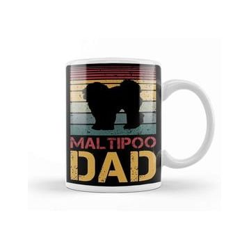 Baskı Dükkanı Maltipoo Dad 01 Kupa