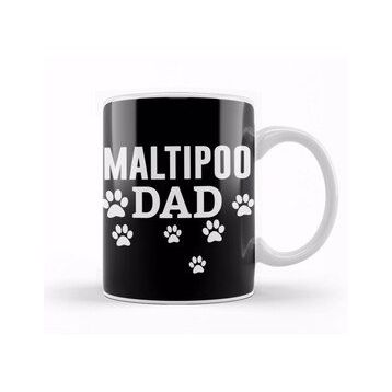 Baskı Dükkanı Maltipoo Dad 02 Kupa