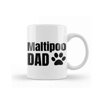 Baskı Dükkanı Maltipoo Dad 02 Kupa