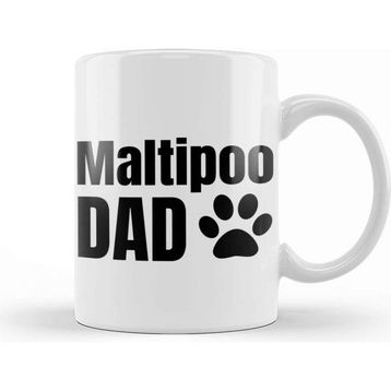 Baskı Dükkanı Maltipoo Dad Kupa