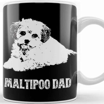 Baskı Dükkanı Maltipoo Dad Kupa