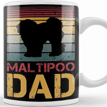 Baskı Dükkanı Maltipoo Dad Kupa
