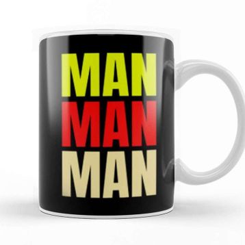 Baskı Dükkanı Man Man Man Kupa