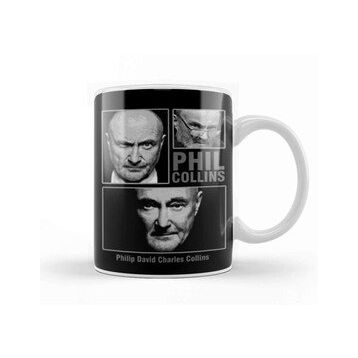 Baskı Dükkanı Many Face Phil Collins Kupa