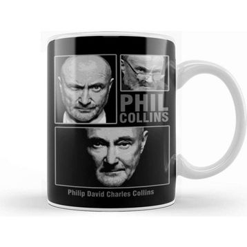 Baskı Dükkanı Many Face Phil Collins Kupa
