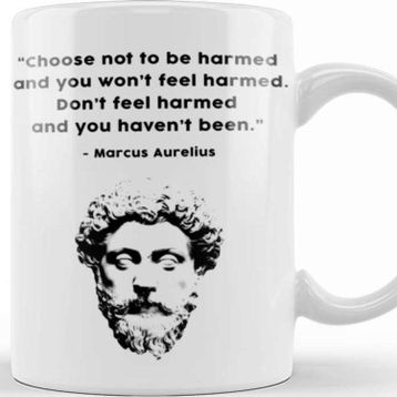 Baskı Dükkanı Marcus Aurelius Stoic Wisdom Kupa