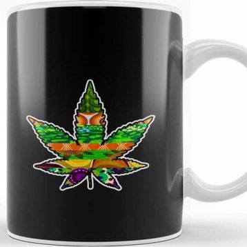 Baskı Dükkanı Marijuana 01 Kupa