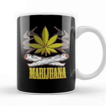 Baskı Dükkanı Marijuana 03 Kupa