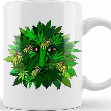 Baskı Dükkanı Marijuana Greenman Kupa