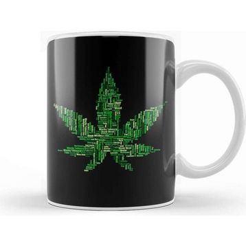 Baskı Dükkanı Marijuana High Words Kupa
