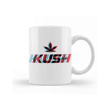 Baskı Dükkanı Marijuana Kush Hologram Kupa