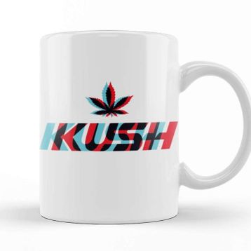 Baskı Dükkanı Marijuana Kush Hologram Kupa
