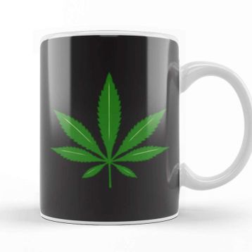 Baskı Dükkanı Marijuana Leaf 01 Kupa