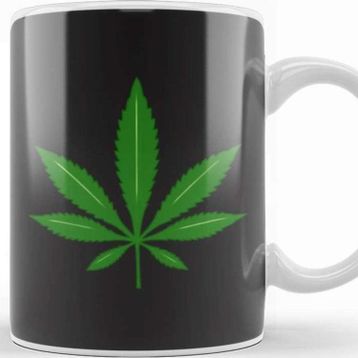 Baskı Dükkanı Marijuana Leaf 01 Kupa