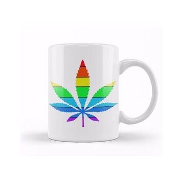 Baskı Dükkanı Marijuana Leaf 02 Kupa