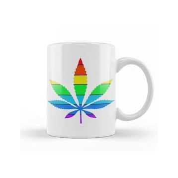 Baskı Dükkanı Marijuana Leaf 02 Kupa