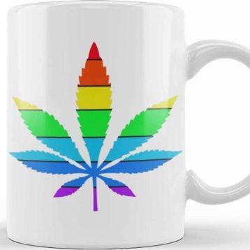 Baskı Dükkanı Marijuana Leaf 02 Kupa