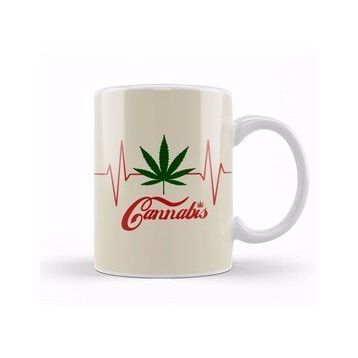 Baskı Dükkanı Marijuana Leaves Cannabis Kupa