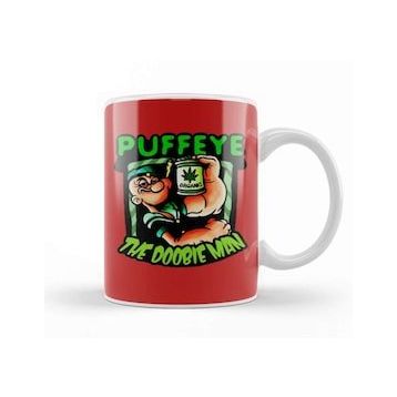 Baskı Dükkanı Marijuana Puffeye Kupa