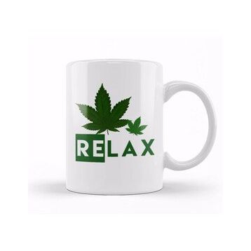 Baskı Dükkanı Marijuana Relax Kupa
