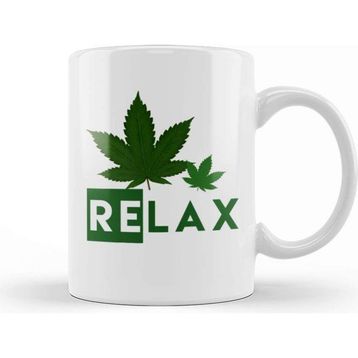 Baskı Dükkanı Marijuana Relax Kupa
