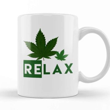 Baskı Dükkanı Marijuana Relax Kupa