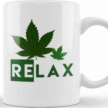 Baskı Dükkanı Marijuana Relax Kupa