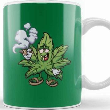 Baskı Dükkanı Marijuana Smoking Kupa