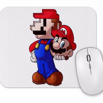Baskı Dükkanı Mario Pixel Mouse Pad