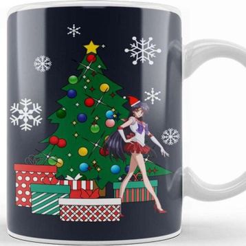 Baskı Dükkanı Mars Around The Christmas Tree Sailor Moon Kupa