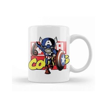 Baskı Dükkanı Marvel Comics Capitan América Kupa