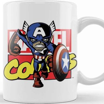 Baskı Dükkanı Marvel Comics Capitan América Kupa