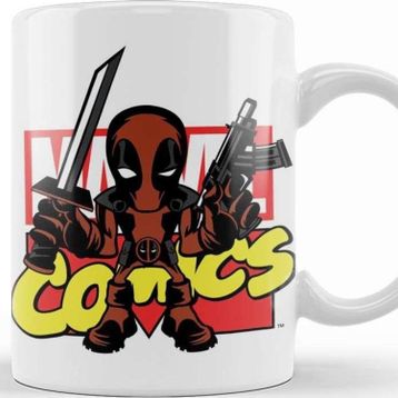 Baskı Dükkanı Marvel Comics Deadpool Kupa