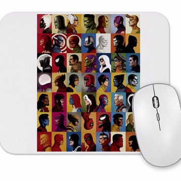 Baskı Dükkanı Marvel Portrait Mouse Pad