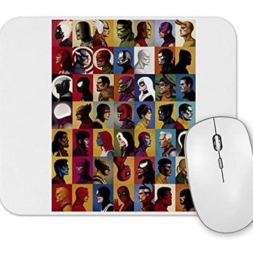 Baskı Dükkanı Marvel Portrait Mouse Pad