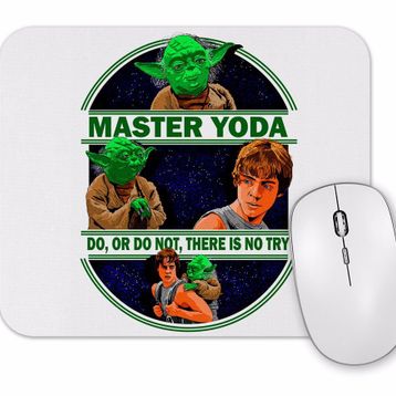 Baskı Dükkanı Master Yoda Mouse Pad