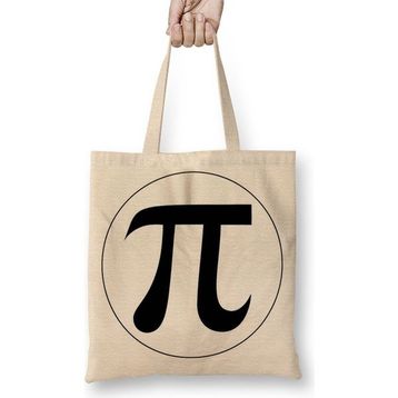 Baskı Dükkanı Matematik Daire Pi Sayısı Bez Çanta