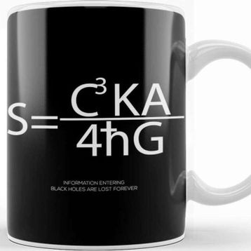 Baskı Dükkanı Maths and Science Black Hole Information Paradox Kupa