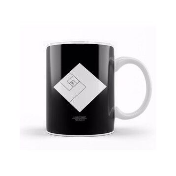 Baskı Dükkanı Maths and Science Fibonacci Cube Kupa
