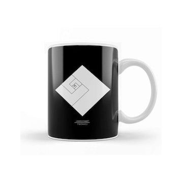 Baskı Dükkanı Maths and Science Fibonacci Cube Kupa