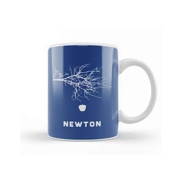 Baskı Dükkanı Maths and Science Isaac Newton Apple Tree Kupa