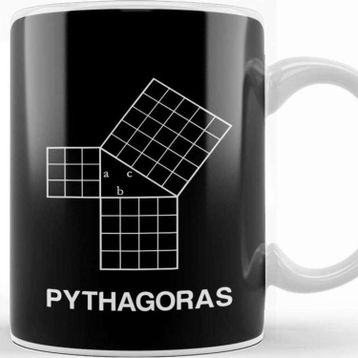 Baskı Dükkanı Maths and Science Pythagoras Cubes Kupa