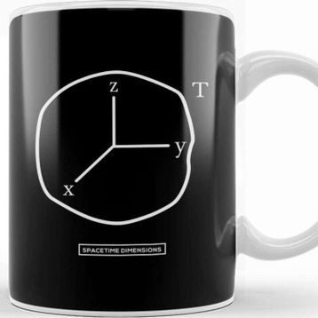 Baskı Dükkanı Maths and Science Spacetime Kupa