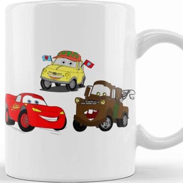Baskı Dükkanı Mcqueen Mater and Luigi Kupa